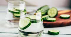 Water Cucumber Cucumber Water Cucumbers Glass Health